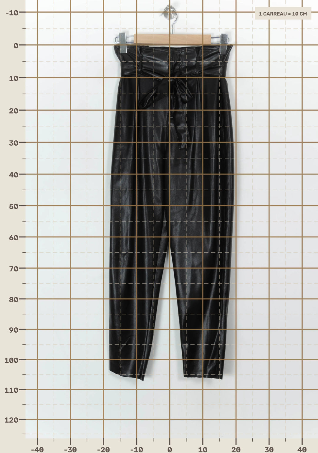 Pantalon Taille Haute Noir - Taille S/36 de la marque Mes Demoiselles Paris | PARAD118779 - Vendu par Paradigme - Image 4
