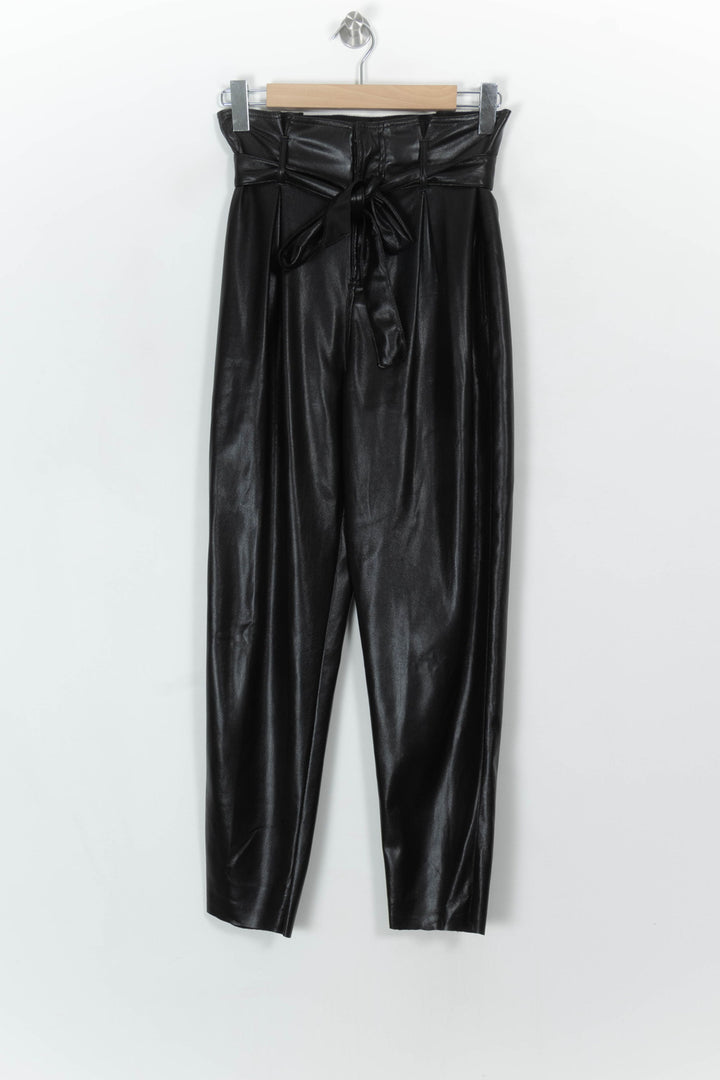 Pantalon Taille Haute Noir - Taille S/36 de la marque Mes Demoiselles Paris | PARAD118779 - Vendu par Paradigme - Image 2