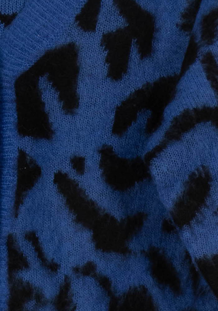 Cardigan Bleu et Noir - Taille S/36 de la marque One Step | PARAD118784 - Vendu par Paradigme - Image 3