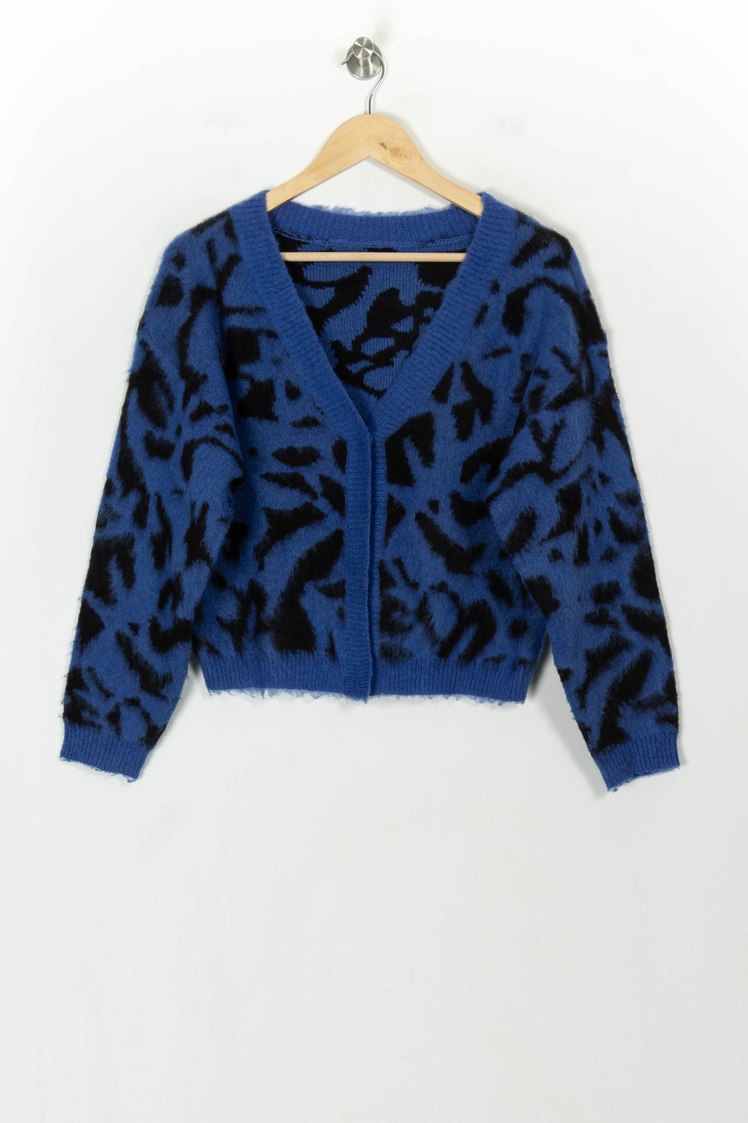 Cardigan Bleu et Noir - Taille S/36 de la marque One Step | PARAD118784 - Vendu par Paradigme - Image 2
