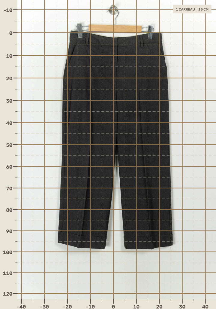 Pantalon Gris - Taille XL/42 de la marque La Fée Maraboutée | PARAD118788 - Vendu par Paradigme - Image 4