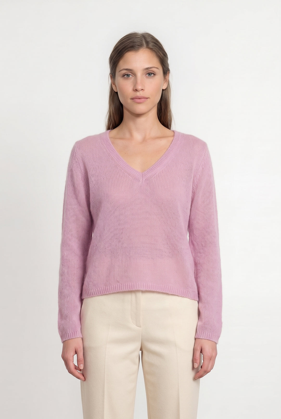 Pull Rose - Taille S/36 de la marque Indies | PARAD118789 - Vendu par Paradigme - Image 1