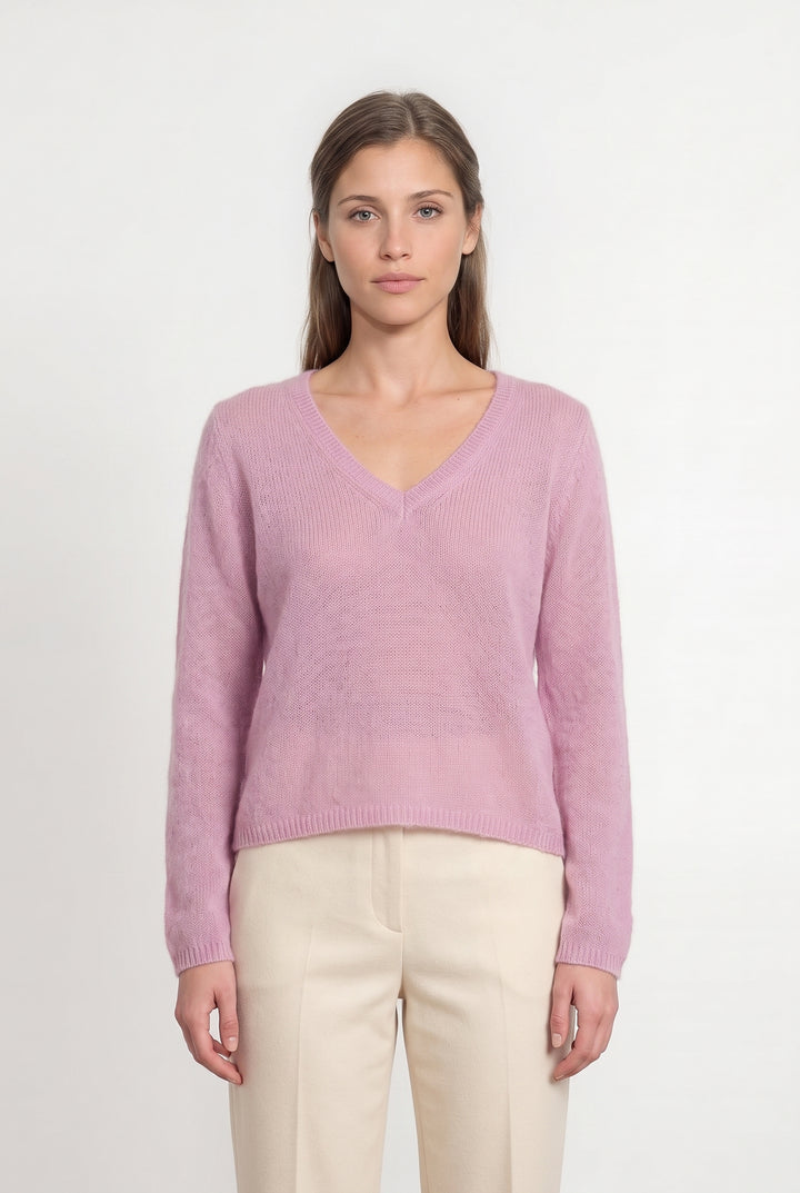 Pull Rose - Taille S/36 de la marque Indies | PARAD118789 - Vendu par Paradigme - Image 1