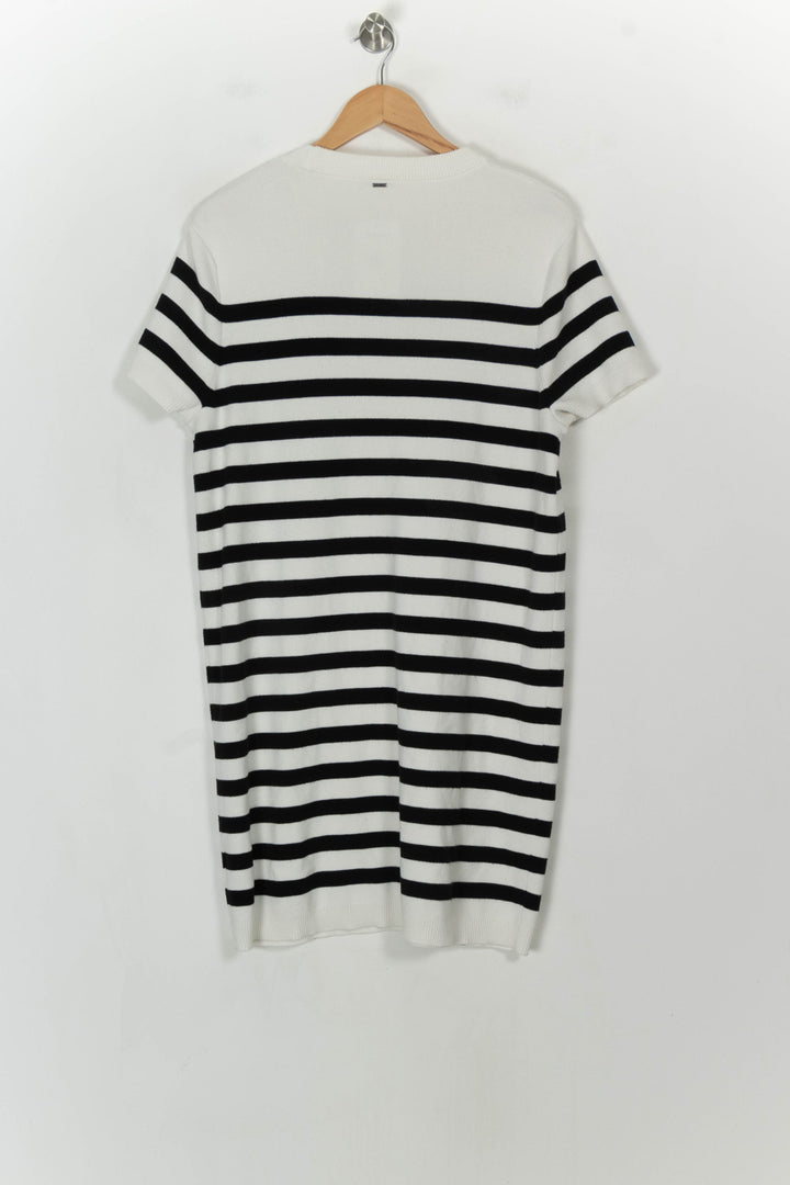 Robe Courte Blanche et Noire - Taille M/38 de la marque IKKS | PARAD118790 - Vendu par Paradigme - Image 5