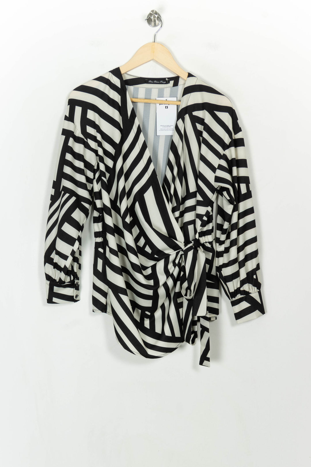Blouse Noire et Blanche - Taille XL/42 de la marque Bleu Blanc Rouge | PARAD118793 - Vendu par Paradigme - Image 2