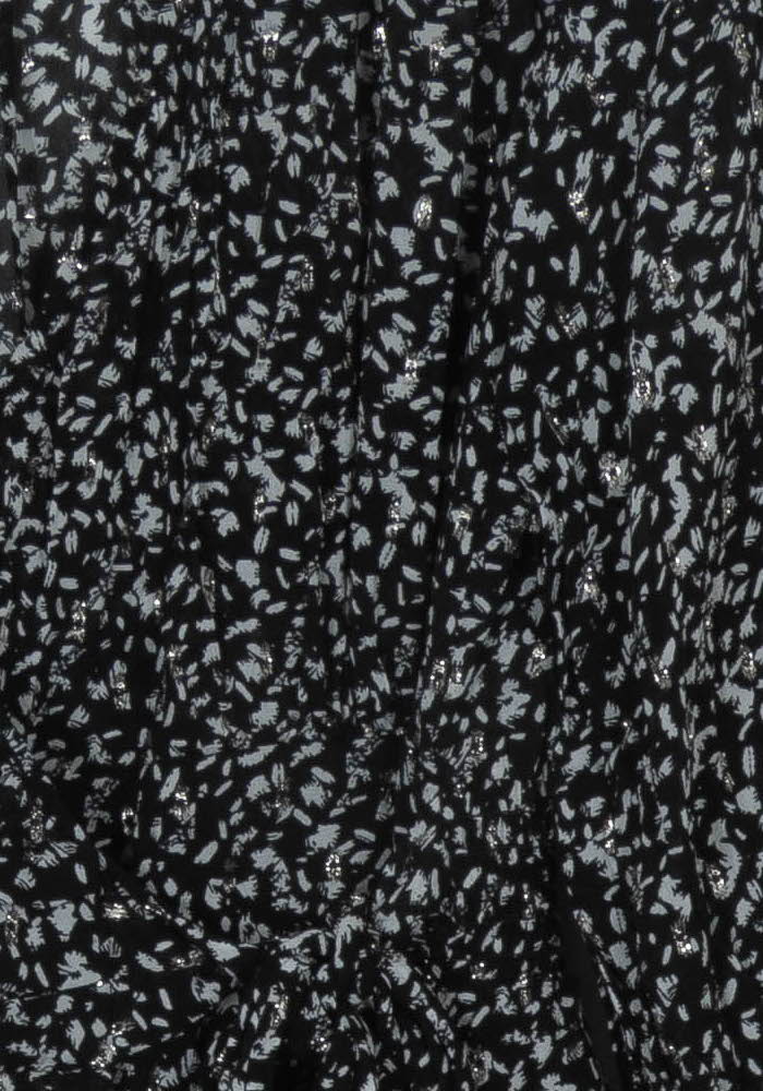 Robe Portefeuille Noire et Blanche - Taille L/40 de la marque IKKS | PARAD118797 - Vendu par Paradigme - Image 3
