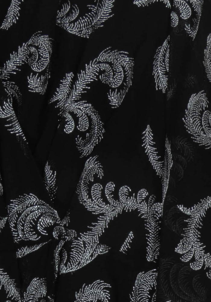 Robe Portefeuille Noire et Grise - Taille L/40 de la marque The Kooples | PARAD118798 - Vendu par Paradigme - Image 3