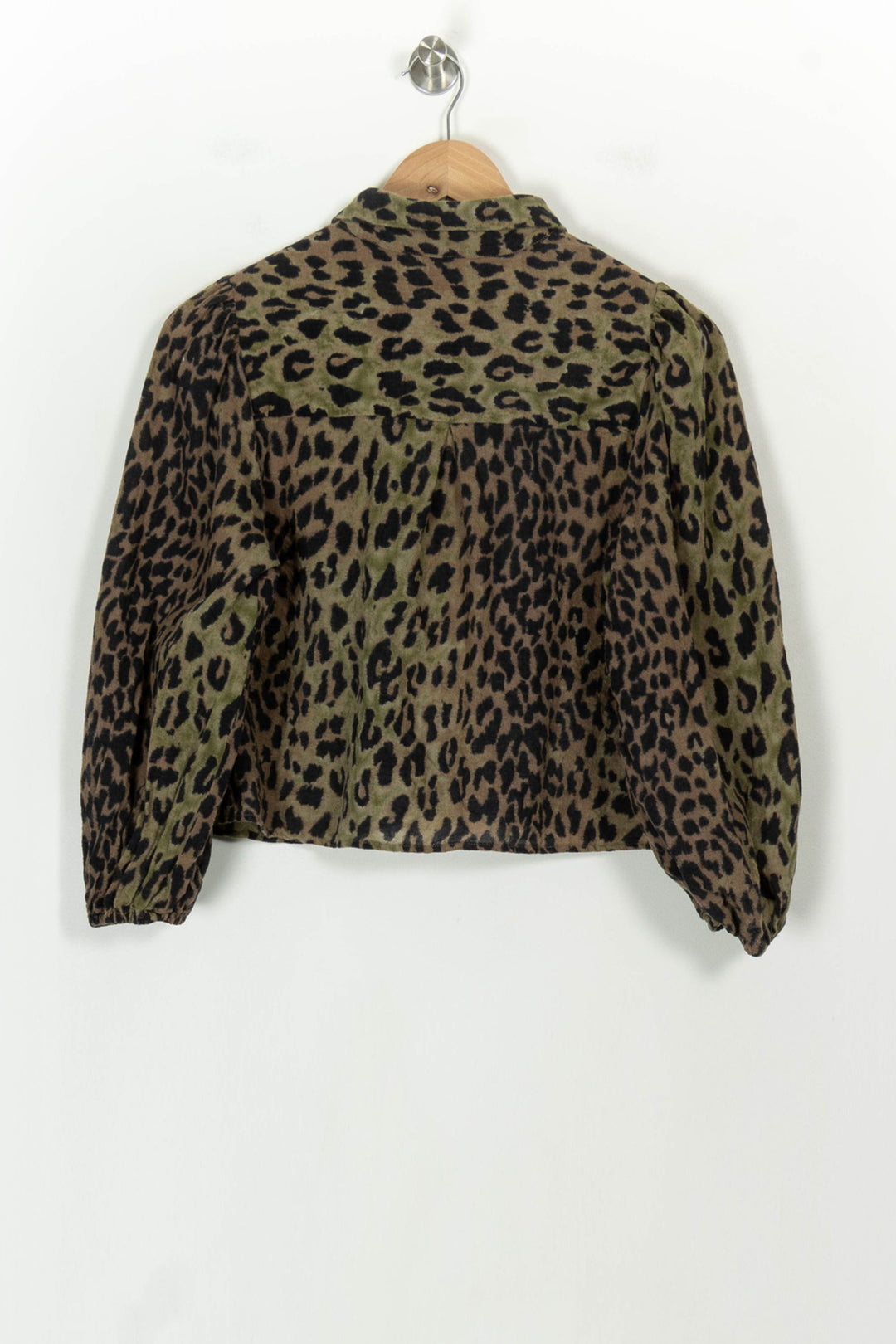 Chemise Léopard Marron et Noir - Taille M/38 de la marque Bellerose | PARAD118800 - Vendu par Paradigme - Image 5