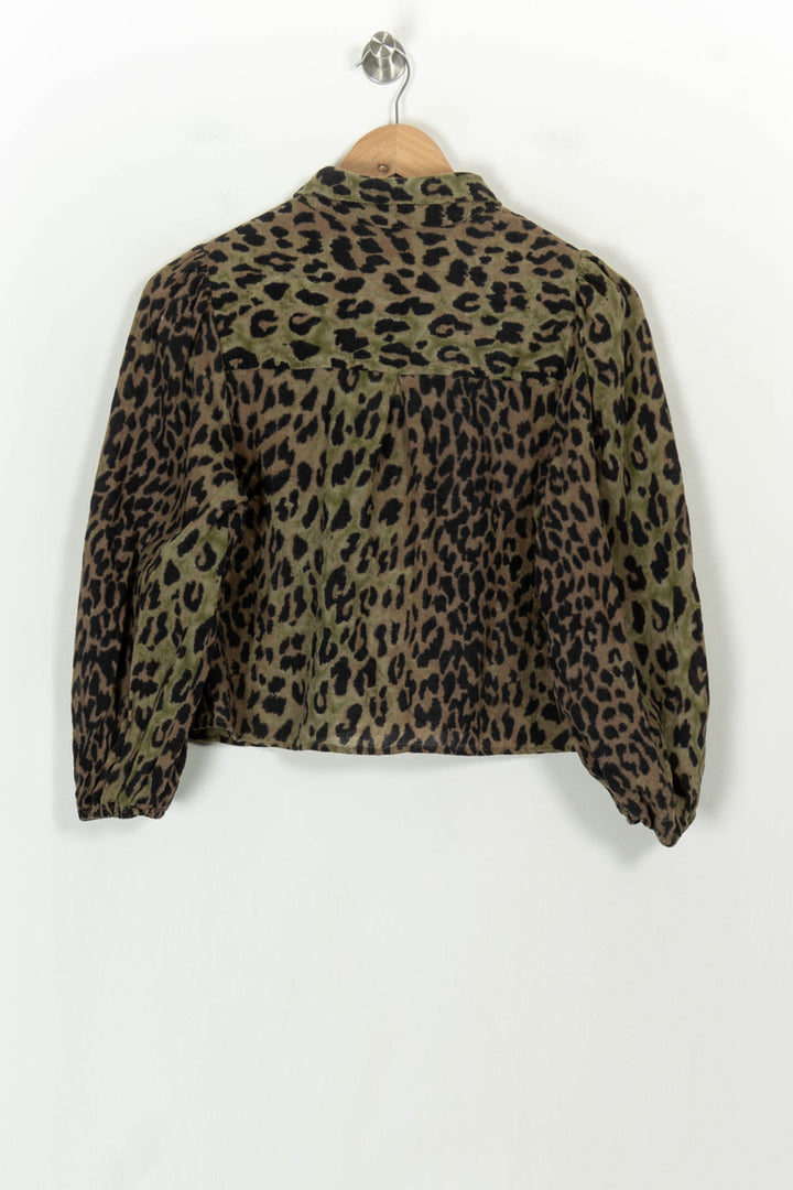Chemise Léopard Marron et Noir - Taille M/38 de la marque Bellerose | PARAD118800 - Vendu par Paradigme - Image 5