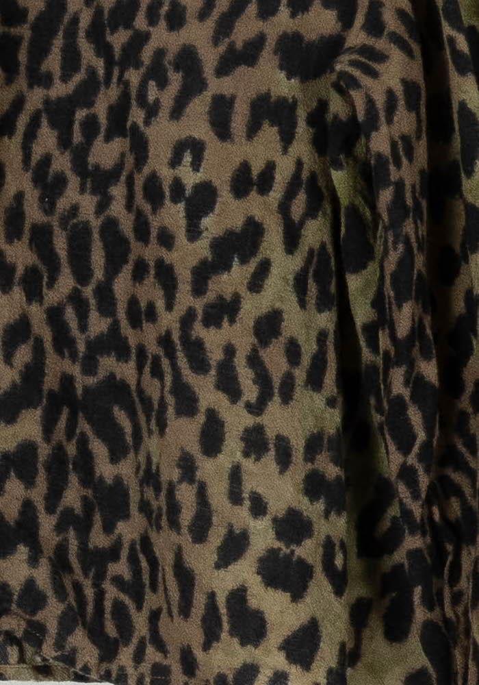 Chemise Léopard Marron et Noir - Taille M/38 de la marque Bellerose | PARAD118800 - Vendu par Paradigme - Image 3