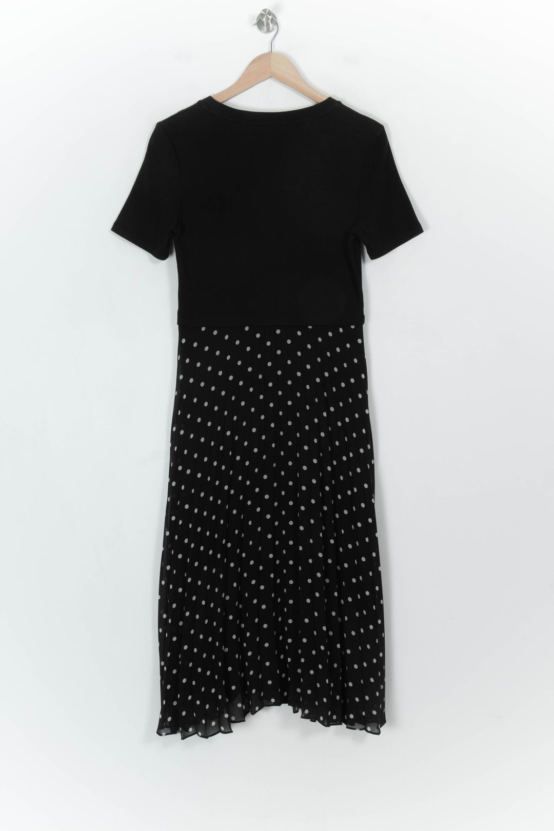Robe Longue Noire à Pois Blancs - Taille L/40 de la marque Claudie Pierlot | PARAD118802 - Vendu par Paradigme - Image 5
