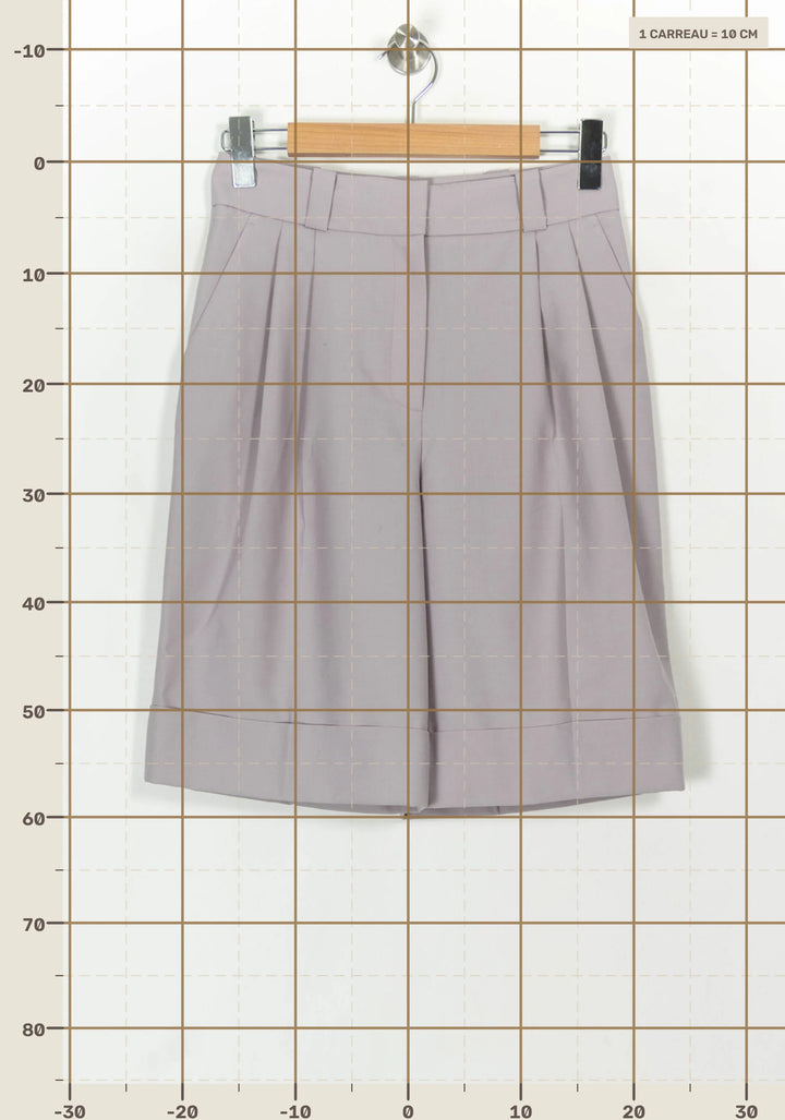 Bermuda Violet - Taille M/38 de la marque Tara Jarmon | PARAD118808 - Vendu par Paradigme - Image 4