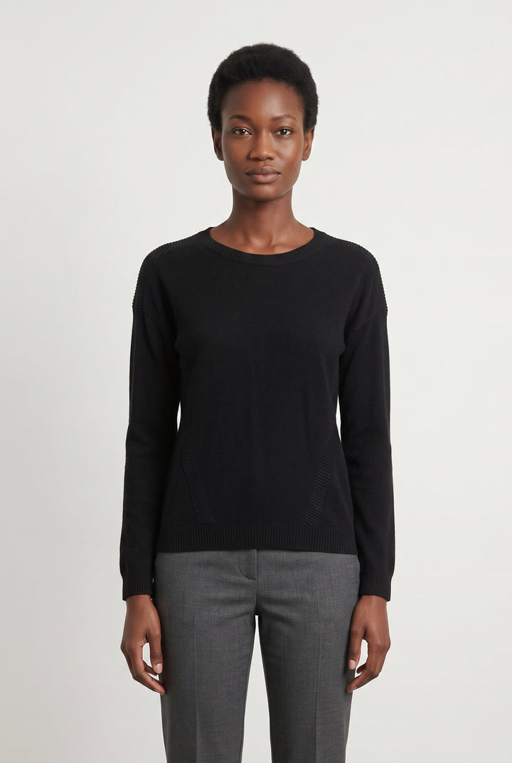 Pull Noir - Taille S/36 de la marque Sud express | PARAD118812 - Vendu par Paradigme - Image 1