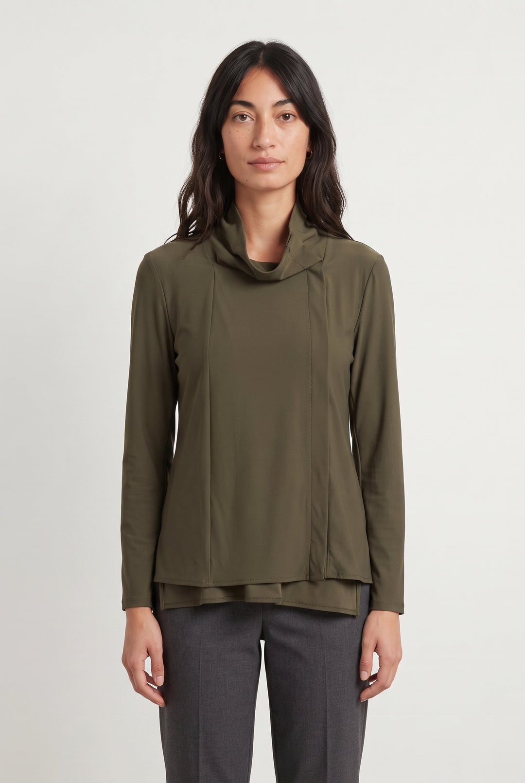Blouse Verte - Taille S/36 de la marque Indies | PARAD118816 - Vendu par Paradigme - Image 1