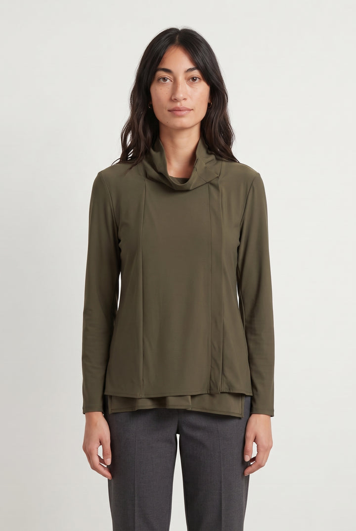 Blouse Verte - Taille S/36 de la marque Indies | PARAD118816 - Vendu par Paradigme - Image 1