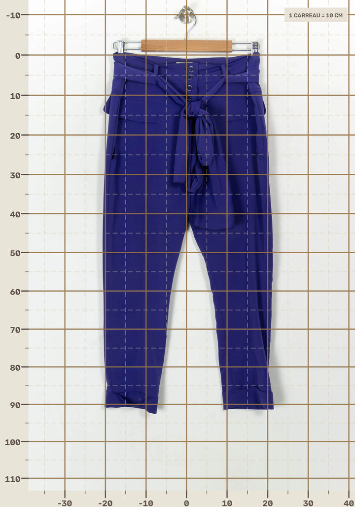 Pantalon Violet - Taille M/38 de la marque Indies | PARAD118818 - Vendu par Paradigme - Image 4