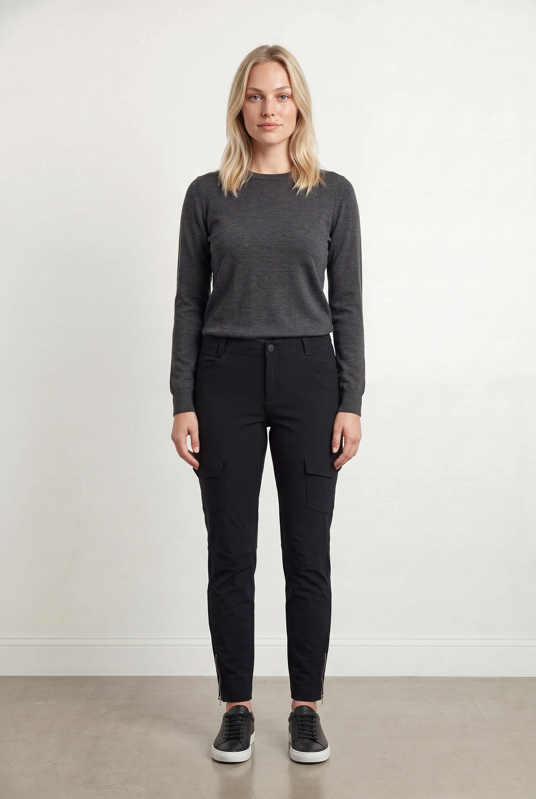 Pantalon Cargo Bleu - Taille L/40 de la marque Indies | PARAD118820 - Vendu par Paradigme - Image 1