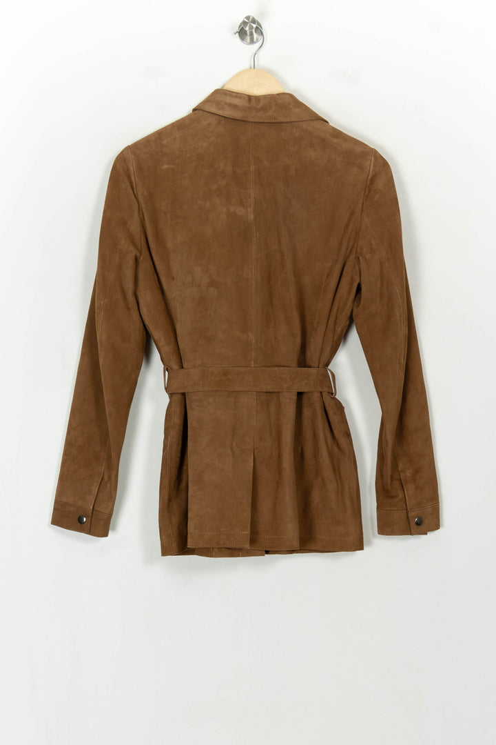 Veste Ceinturée Marron - Taille XL/42 de la marque Caroll | PARAD118824 - Vendu par Paradigme - Image 5
