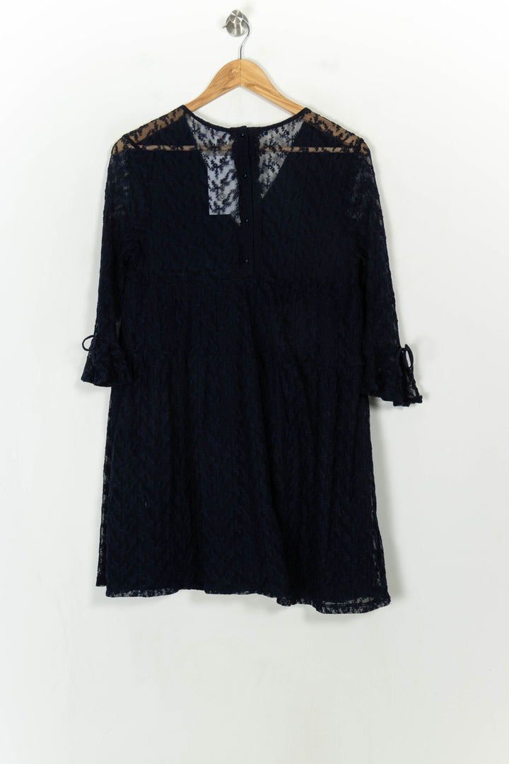 Robe Dentelle Bleue - Taille M/38 de la marque Grace &amp; Mila | PARAD118826 - Vendu par Paradigme - Image 5