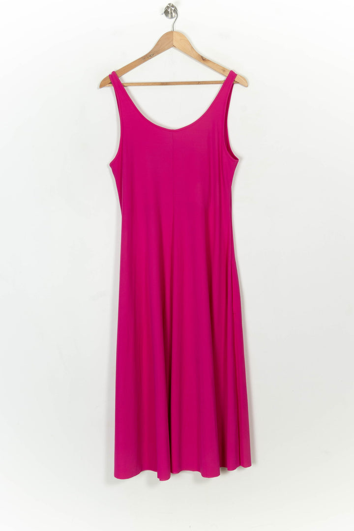 Robe Longue Rose - Taille XXL/44 de la marque Indies | PARAD118828 - Vendu par Paradigme - Image 5