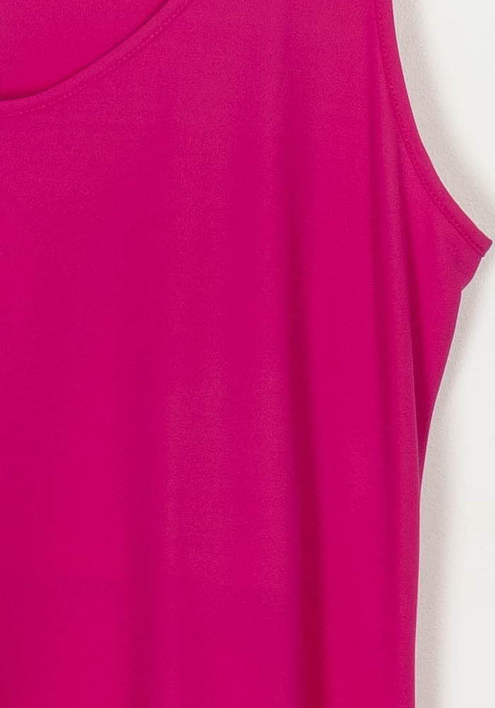 Robe Longue Rose - Taille XXL/44 de la marque Indies | PARAD118828 - Vendu par Paradigme - Image 3