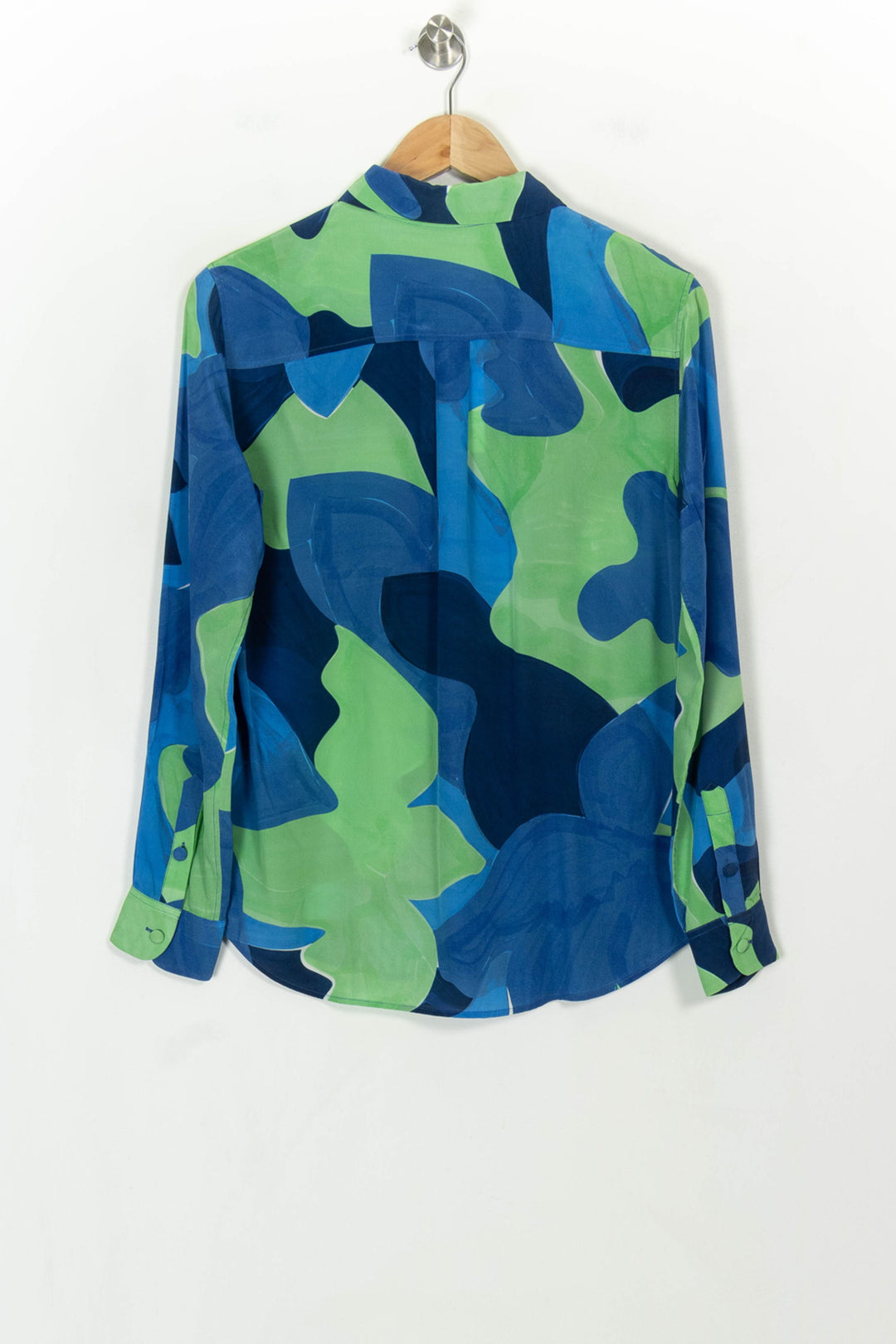 Chemise Bleu et Verte - Taille S/36 de la marque Soi Paris | PARAD118832 - Vendu par Paradigme - Image 5