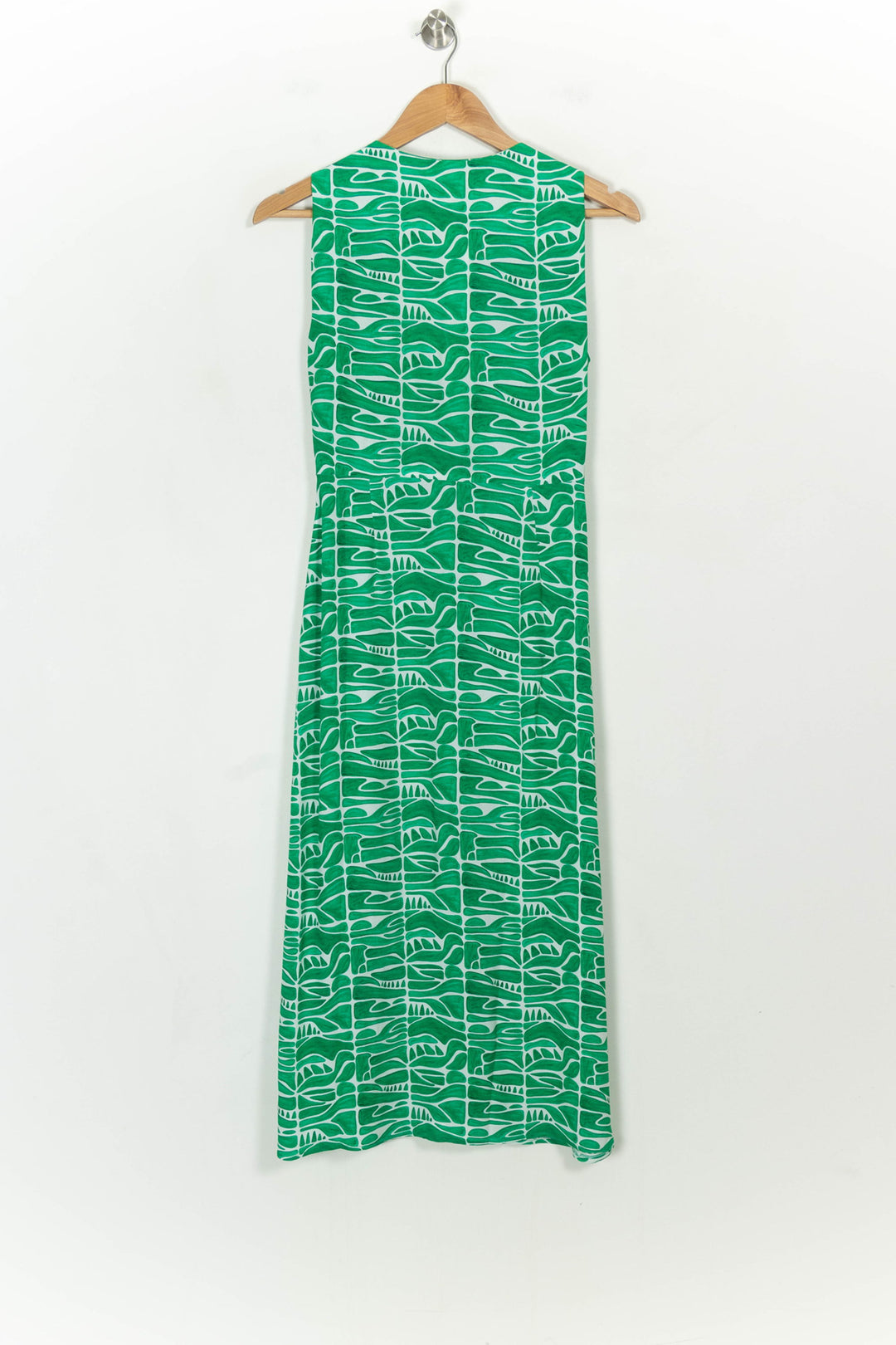 Robe Longue Verte et Blanche - Taille XS/34 de la marque Soi Paris | PARAD118833 - Vendu par Paradigme - Image 5