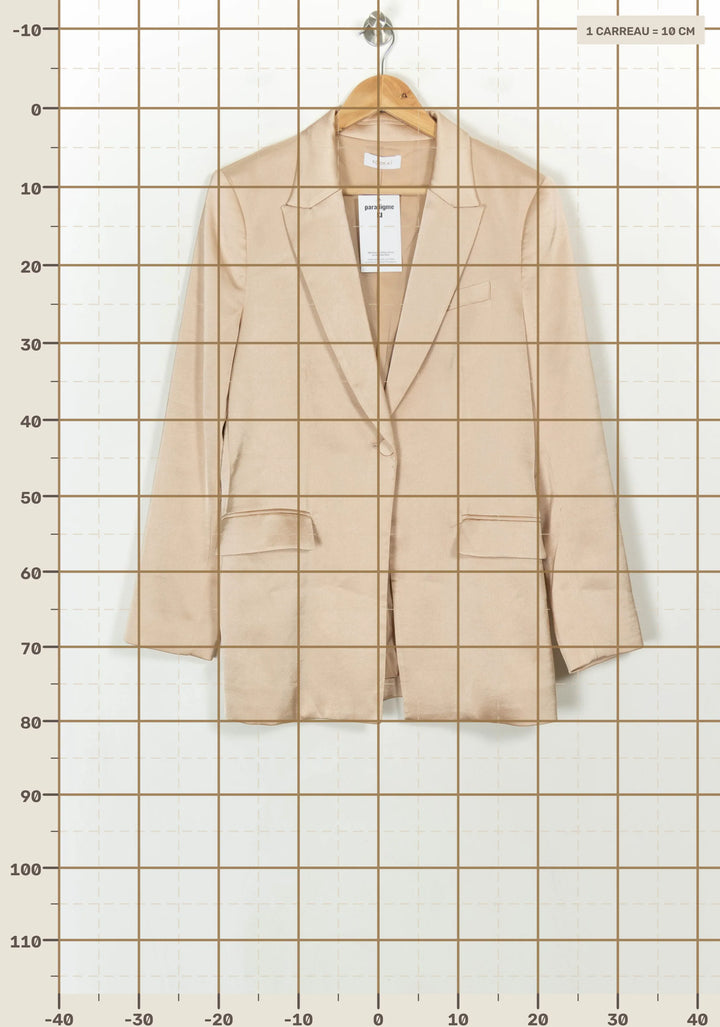 Blazer Doré - Taille L/40 de la marque Kookai | PARAD118834 - Vendu par Paradigme - Image 4