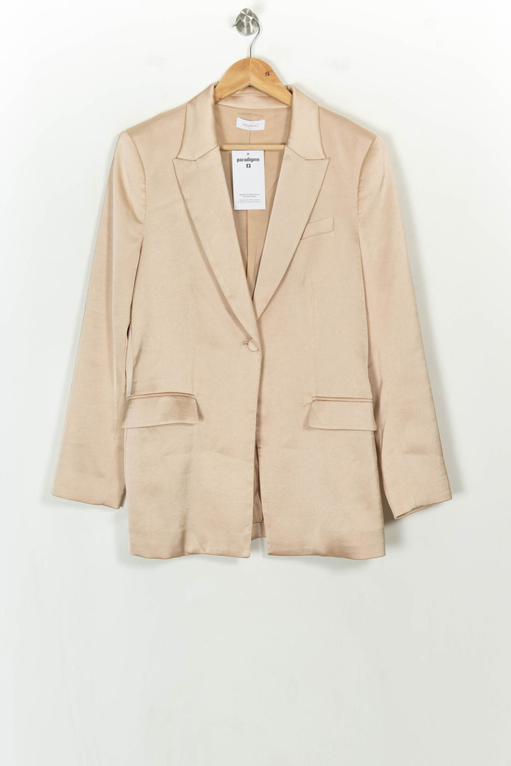 Blazer Doré - Taille L/40 de la marque Kookai | PARAD118834 - Vendu par Paradigme - Image 2