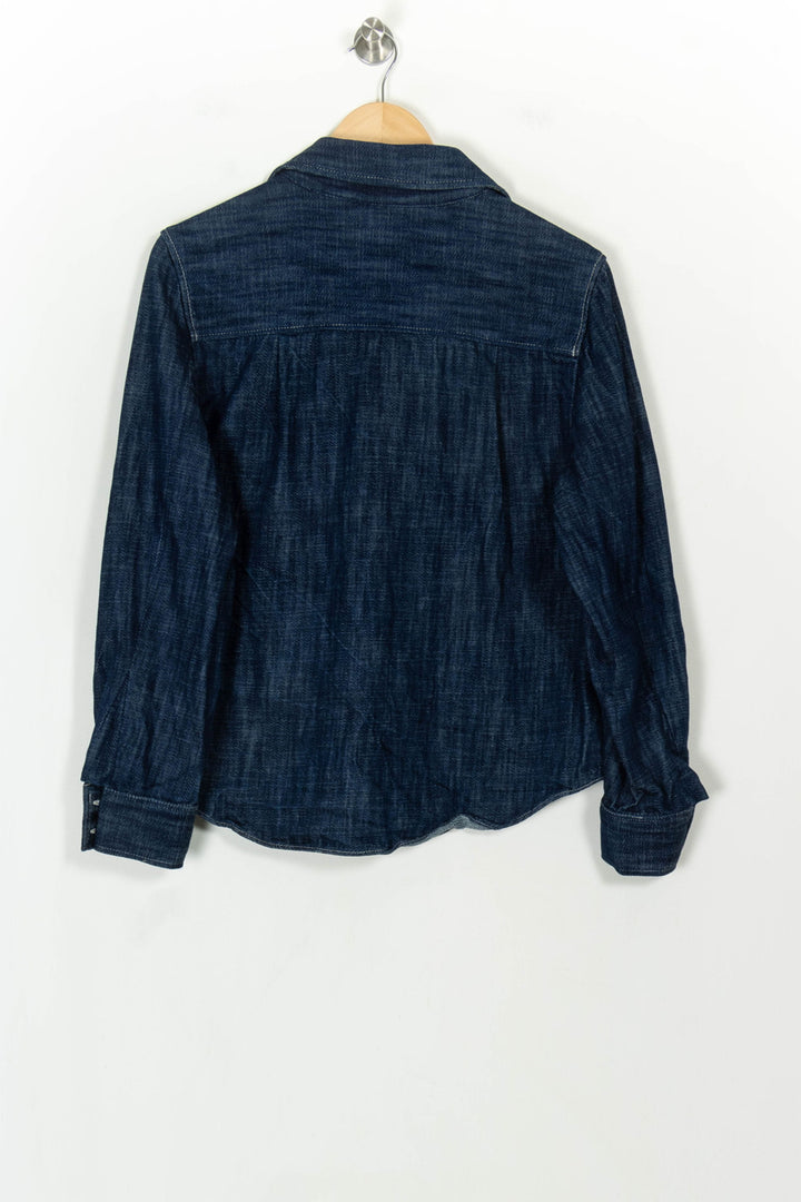 Chemise en Jean Bleue - Taille L/40 de la marque Ines de la Fressange Paris | PARAD118836 - Vendu par Paradigme - Image 5