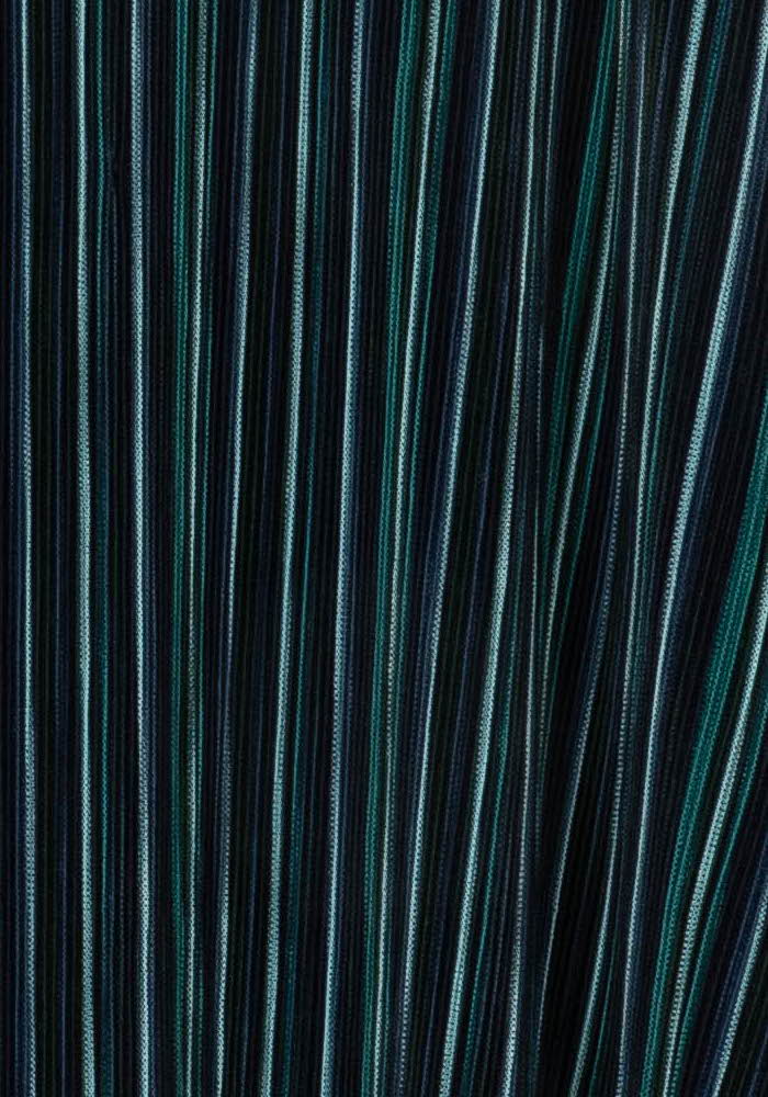 Jupe Plissée Bleu et Noir - Taille S/36 de la marque La Fée Maraboutée | PARAD118842 - Vendu par Paradigme - Image 3