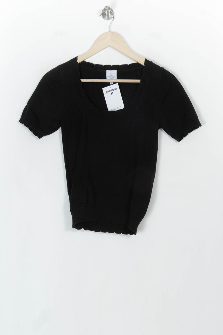 Top Noir - Taille S/36 de la marque Petite Mendigote | PARAD118844 - Vendu par Paradigme - Image 2