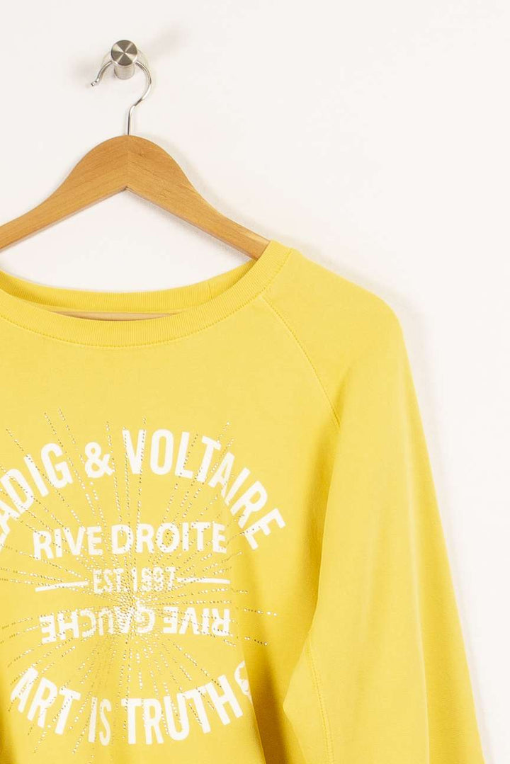 Sweat jaune - Taille L/40