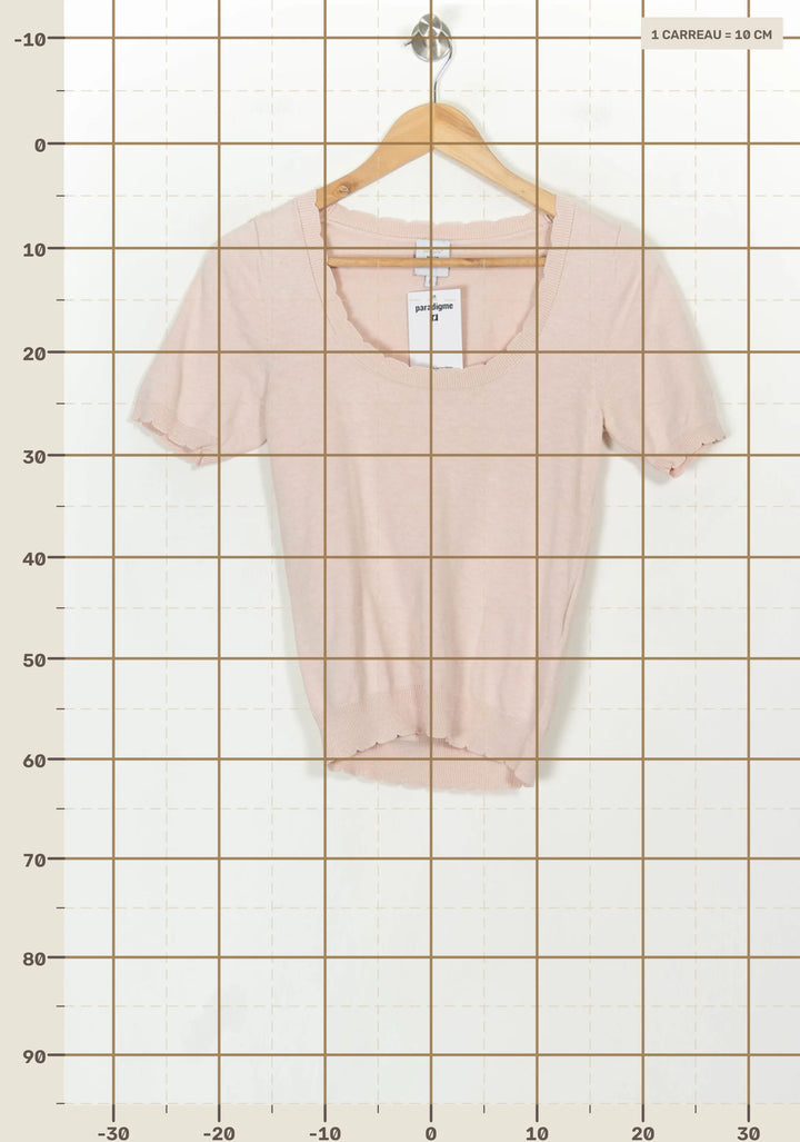 Pull Rose - Taille S/36 de la marque Petite Mendigote | PARAD118850 - Vendu par Paradigme - Image 4