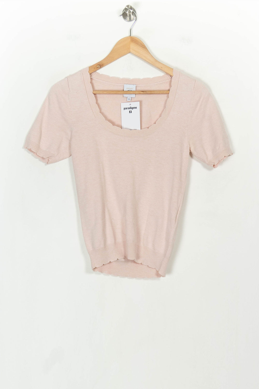 Pull Rose - Taille S/36 de la marque Petite Mendigote | PARAD118850 - Vendu par Paradigme - Image 2