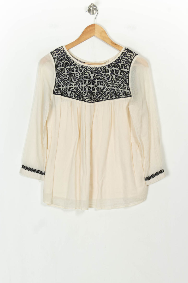 Blouse Blanche et Noire - Taille M/38 de la marque ba&amp;sh | PARAD118854 - Vendu par Paradigme - Image 2