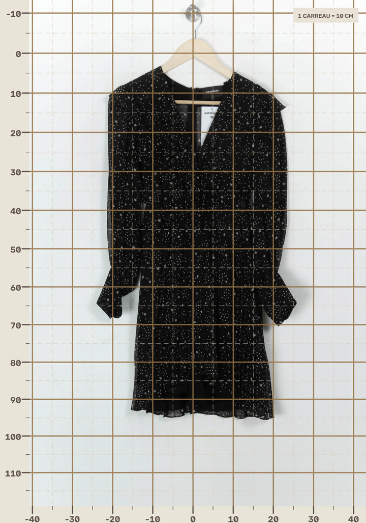 Robe Courte Noire et Blanche - Taille XS/34 de la marque The Kooples | PARAD118862 - Vendu par Paradigme - Image 4