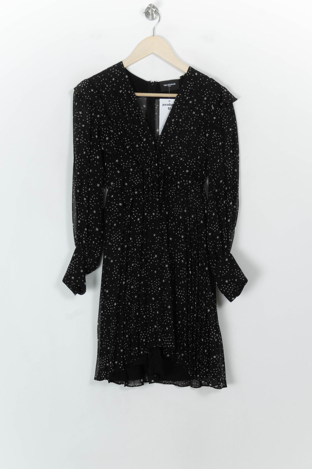 Robe Courte Noire et Blanche - Taille XS/34 de la marque The Kooples | PARAD118862 - Vendu par Paradigme - Image 2