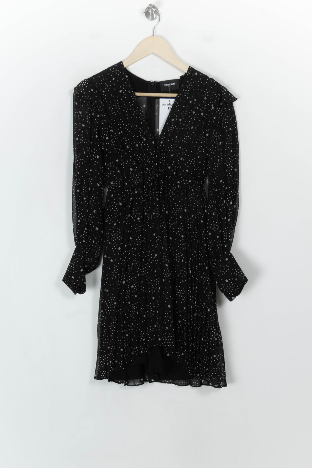 Robe Courte Noire et Blanche - Taille XS/34 de la marque The Kooples | PARAD118862 - Vendu par Paradigme - Image 2