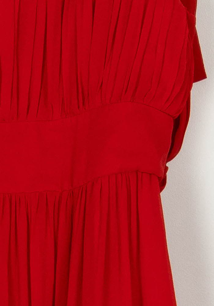 Robe À Bretelles Rouge - Taille S/36 de la marque Maison 123 | PARAD118864 - Vendu par Paradigme - Image 3