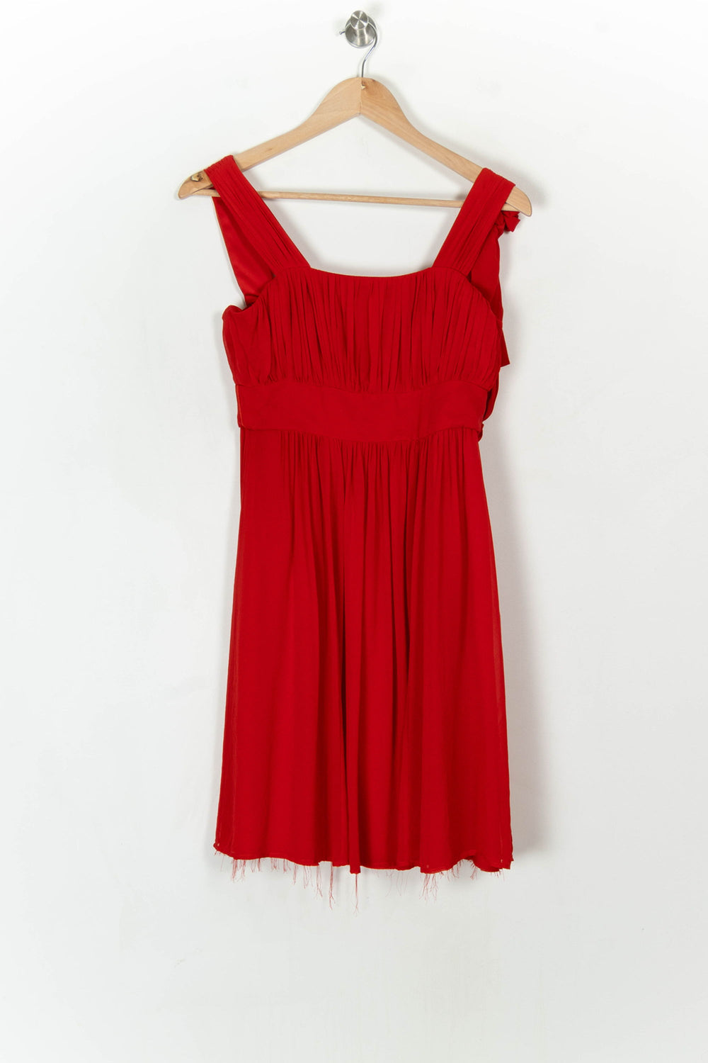 Robe À Bretelles Rouge - Taille S/36 de la marque Maison 123 | PARAD118864 - Vendu par Paradigme - Image 2