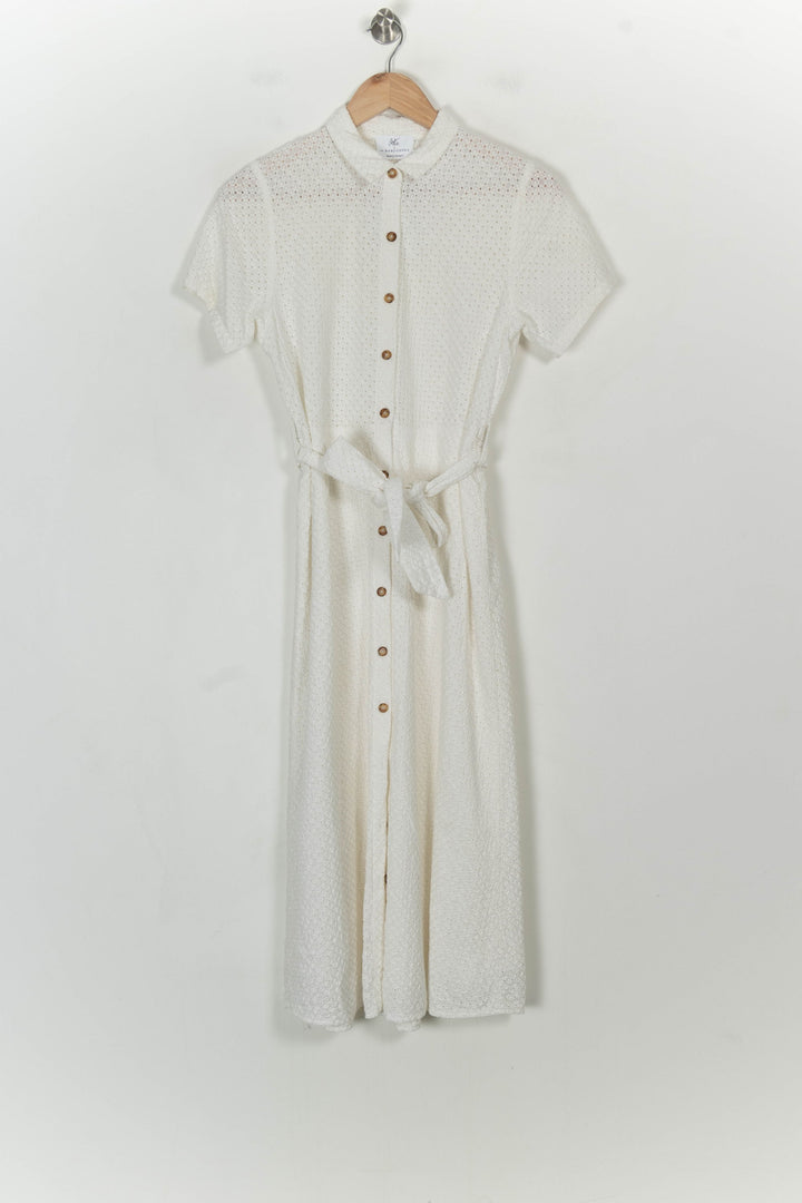Robe Chemise Blanche - Taille S/36 de la marque Orta | PARAD118867 - Vendu par Paradigme - Image 2