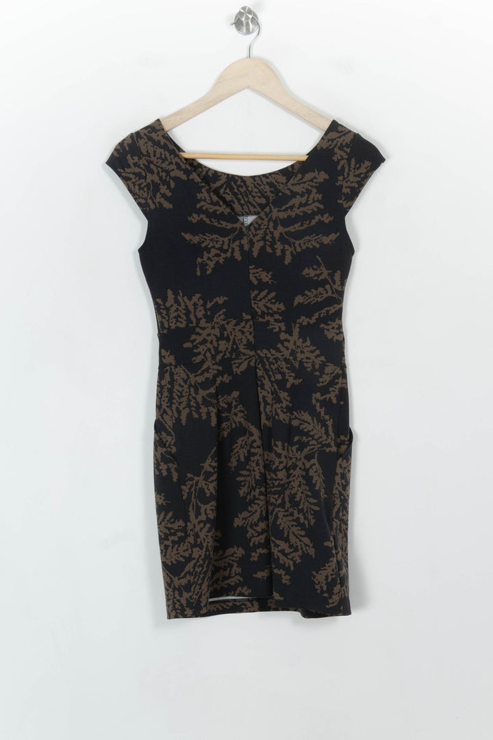 Robe Noire et Marron - Taille S/36 de la marque La Fée Maraboutée | PARAD118873 - Vendu par Paradigme - Image 5