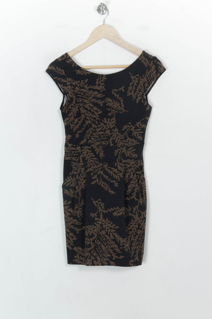 Robe Noire et Marron - Taille S/36 de la marque La Fée Maraboutée | PARAD118873 - Vendu par Paradigme - Image 2