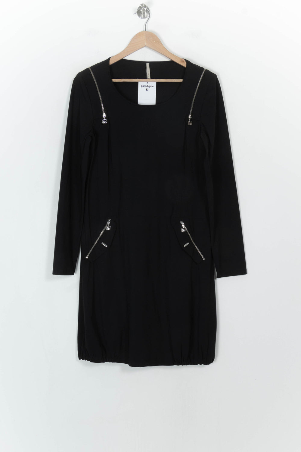 Robe Noire - Taille XXL/44 de la marque Indies | PARAD118874 - Vendu par Paradigme - Image 2