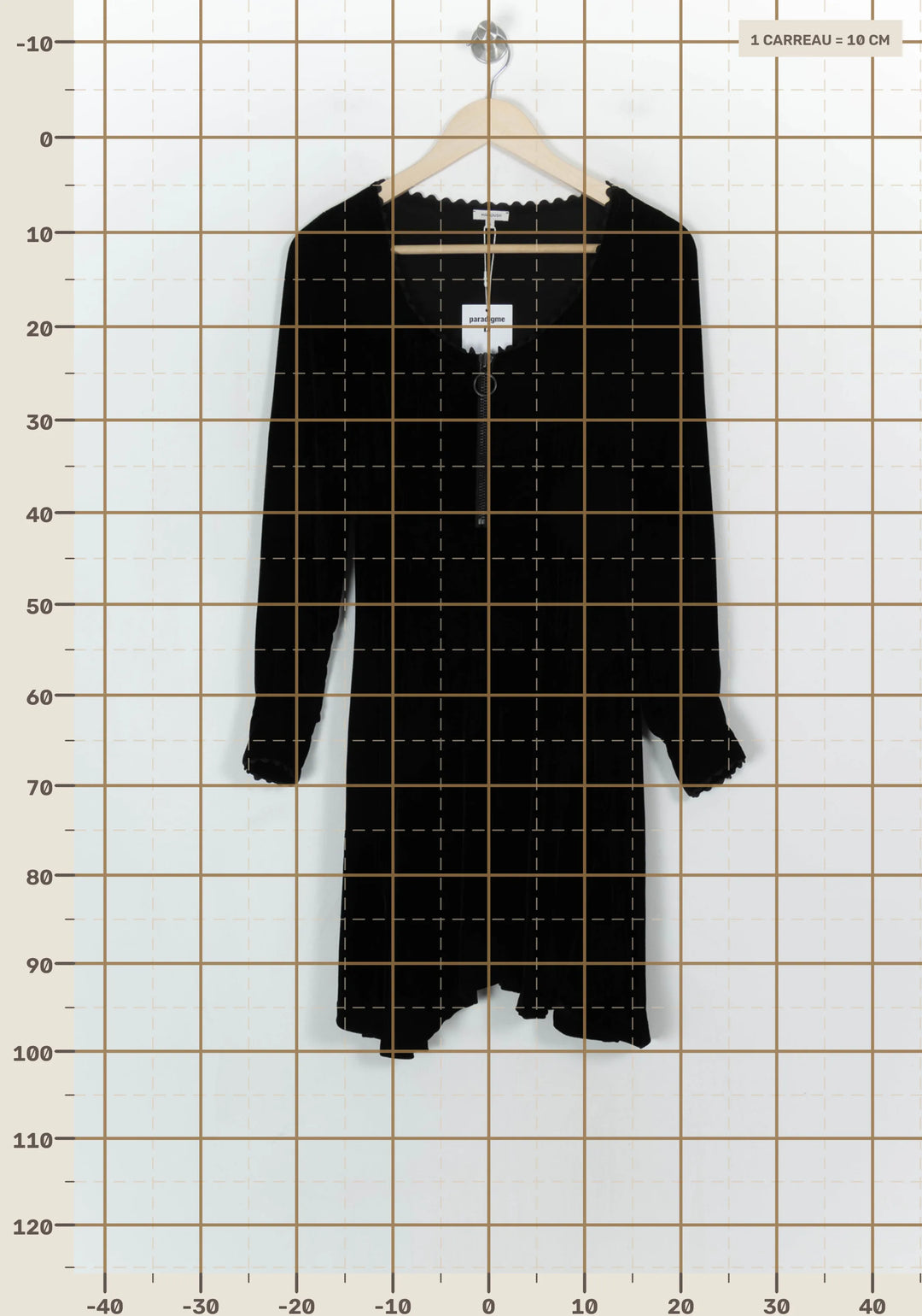 Robe Noire - Taille S/36 de la marque Manoush | PARAD118876 - Vendu par Paradigme - Image 4