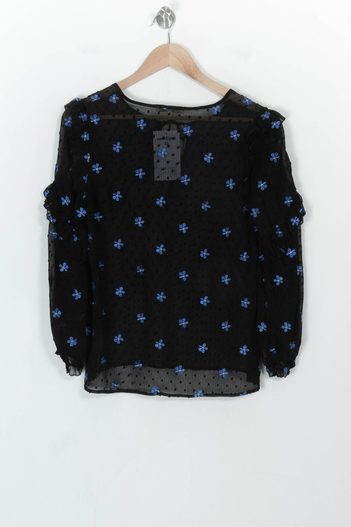 Blouse Noire et Bleue - Taille S/36 de la marque Maje | PARAD118877 - Vendu par Paradigme - Image 5