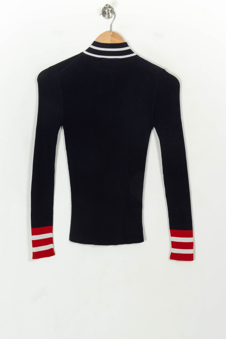Pull Bleu et Rouge - Taille S/36 de la marque Maje | PARAD118879 - Vendu par Paradigme - Image 5