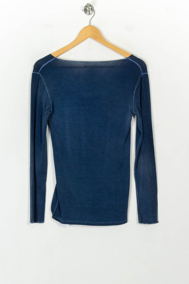 T-shirt Manches Longues Bleu - Taille S/36 de la marque Majestic Filatures | PARAD118881 - Vendu par Paradigme - Image 5