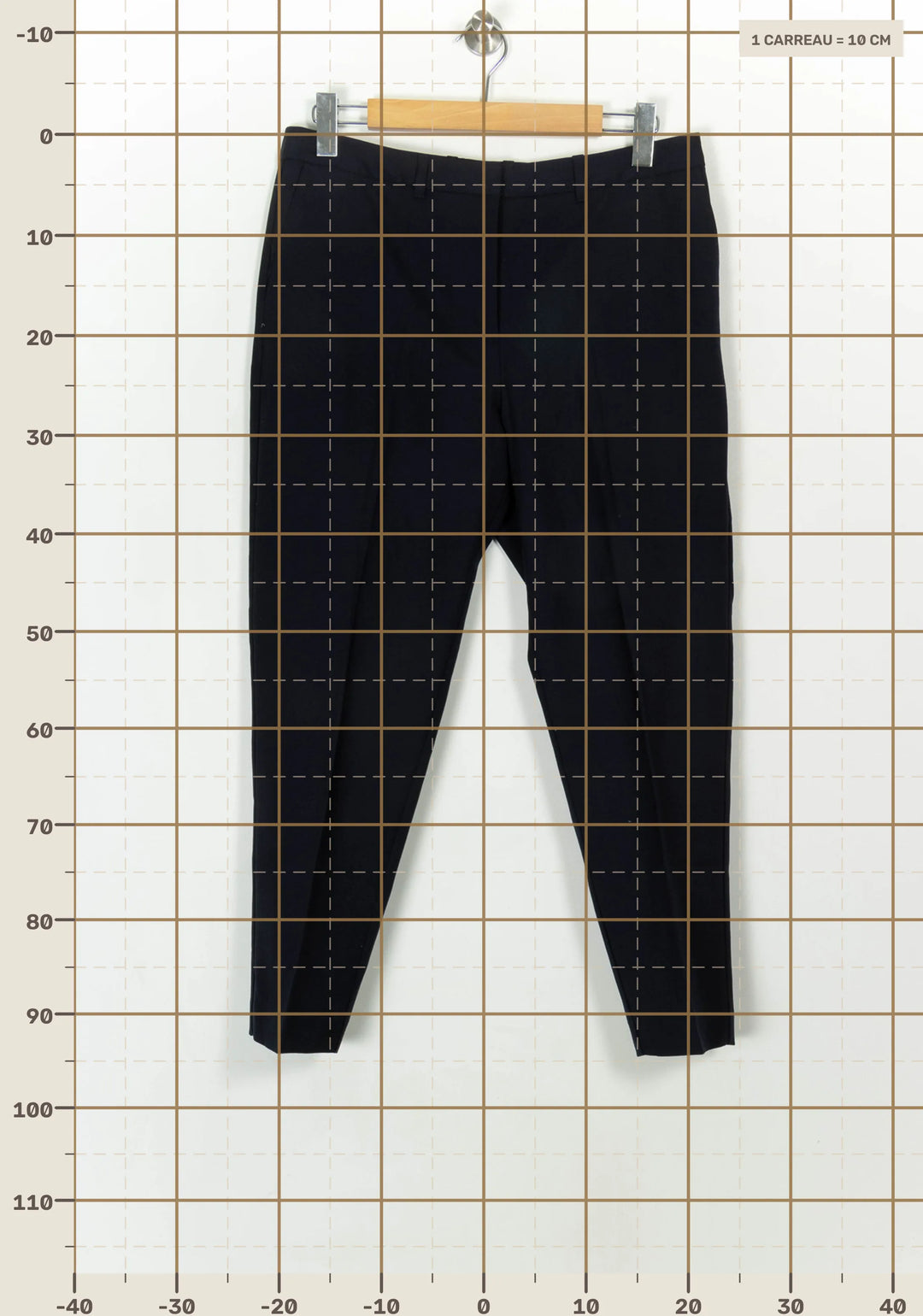 Pantalon Bleu - Taille XL/42 de la marque Comptoir des Cotonniers | PARAD118883 - Vendu par Paradigme - Image 4